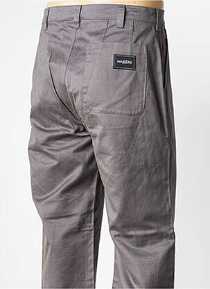Pantalon drept gri WASTED PARIS bărbat