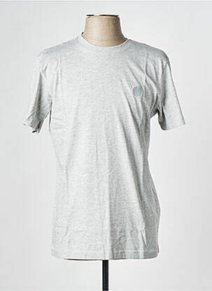 Tricou guler rotund gri SELECTED bărbat