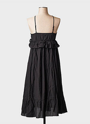 Rochie midi guler în v negru SEE U SOON femeie