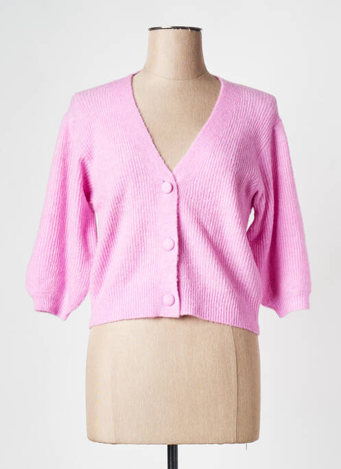 Vestă cu mâneci scurte roz MOSS COPENHAGEN femeie