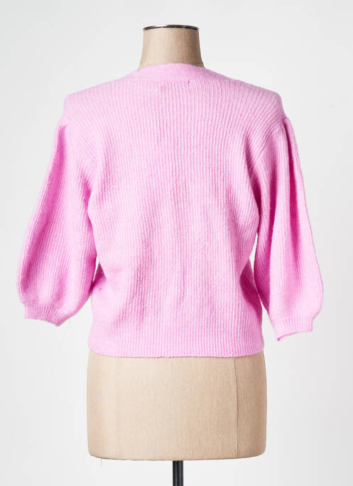 Vestă cu mâneci scurte roz MOSS COPENHAGEN femeie