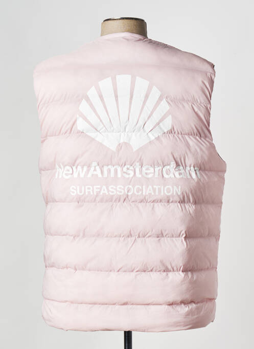 Vestă fără mâneci roz NEW AMSTERDAM SURF ASSOCIATION bărbat
