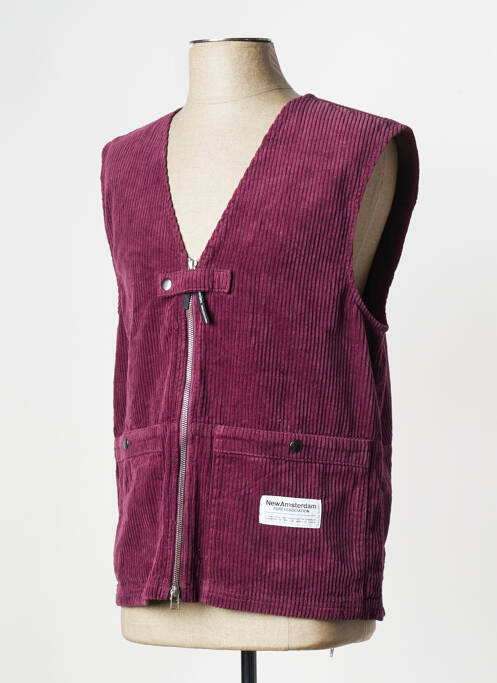 Vestă fără mâneci maro NEW AMSTERDAM SURF ASSOCIATION bărbat