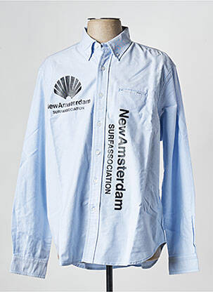 Cămașă cu mâneci lungi albastru NEW AMSTERDAM SURF ASSOCIATION bărbat