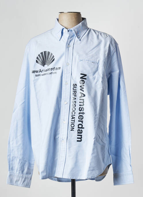 Cămașă cu mâneci lungi albastru NEW AMSTERDAM SURF ASSOCIATION bărbat