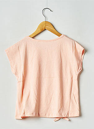 Tricou guler rotund portocalie ROXY fată