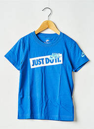 Tricou guler rotund albastru NIKE garcon