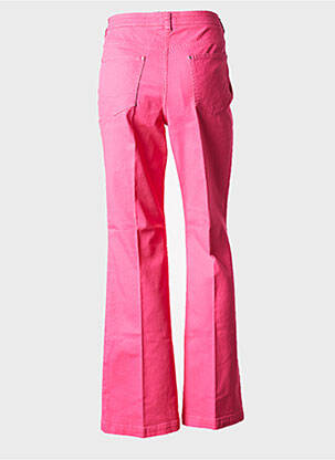 Pantalon larg roz CAROLL femeie