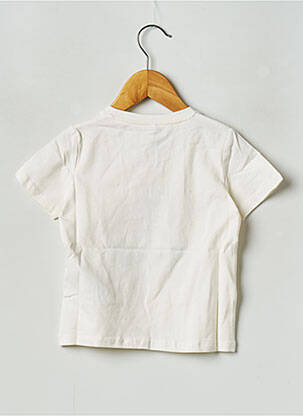 Tricou guler rotund alb NAME IT băiat