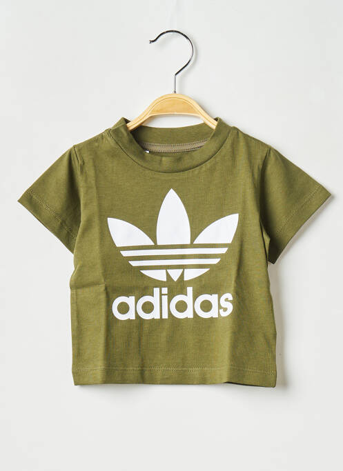 Tricou verde ADIDAS copil