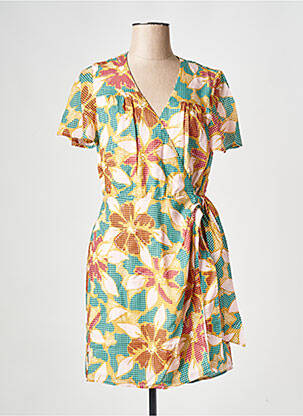 Rochie scurtă portocaliu EKYOG femeie