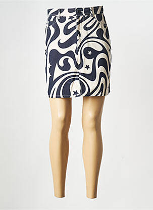 Fustă scurtă albastru THINKING MU femeie