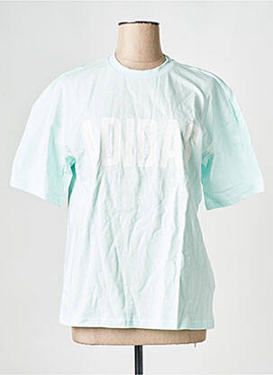 Tricou guler rotund verde ADIDAS femeie