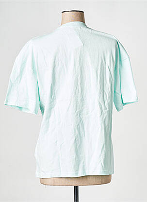 Tricou guler rotund verde ADIDAS femeie