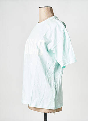 Tricou guler rotund verde ADIDAS femeie