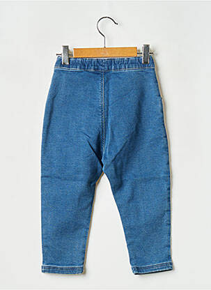 Pantalon slim albastru PETIT BATEAU fată