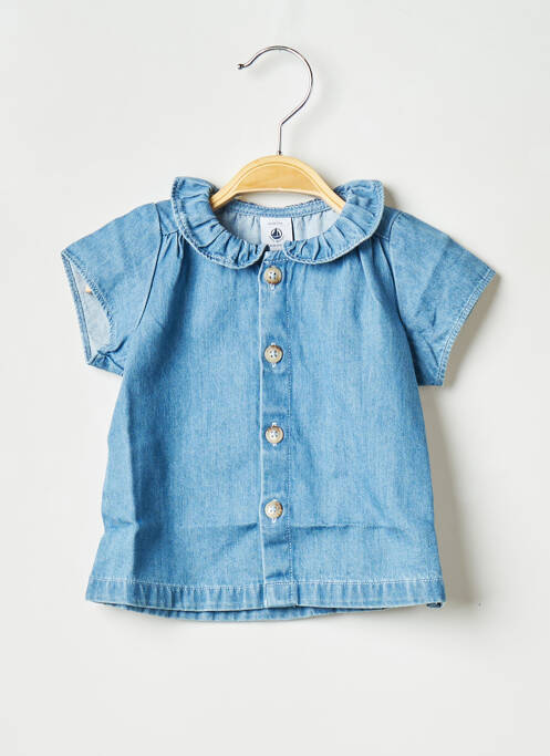 Cămașă albastru PETIT BATEAU fată