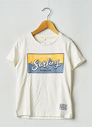 Tricou guler rotund alb NAME IT garcon