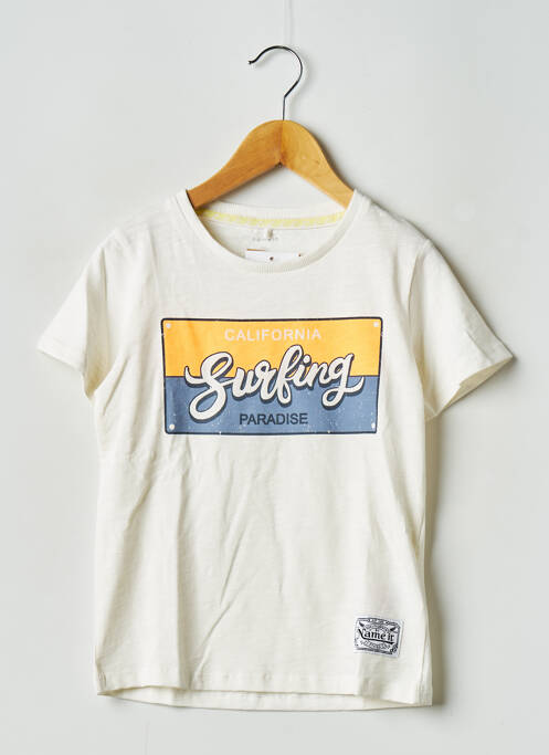 Tricou alb NAME IT băiat