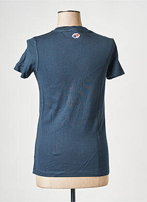 Tricou guler rotund albastru LA PETITE FRANCAISE femeie