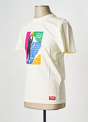 Tricou guler rotund bej FILA bărbat