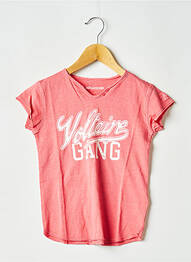 Tricou guler rotund roșu ZADIG & VOLTAIRE fille