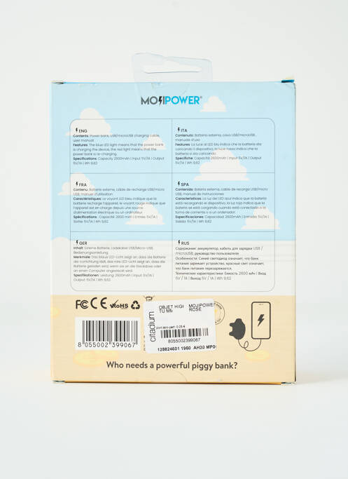 Accesoriu divers roz MOJIPOWER unisex