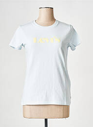 Tricou guler rotund albastru LEVIS femeie