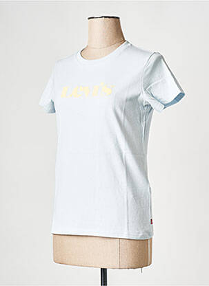 Tricou guler rotund albastru LEVI'S femeie