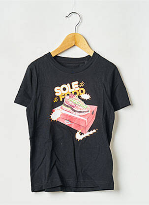 Tricou guler rotund negru NIKE băiat