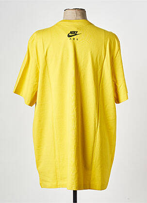 Tricou guler rotund galben NIKE bărbat