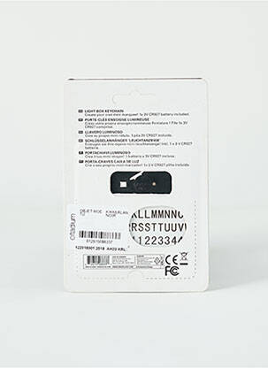 Breloc negru KIKKERLAND unisex