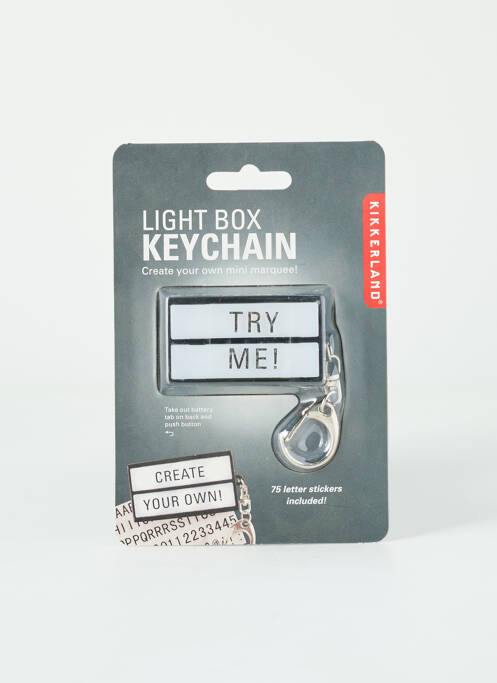 Breloc negru KIKKERLAND unisex