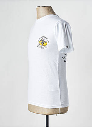 Tricou guler rotund alb VANS bărbat