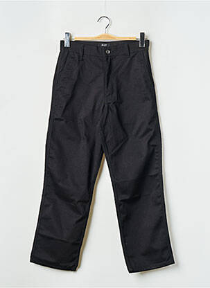 Pantalon drept negru HUF bărbat