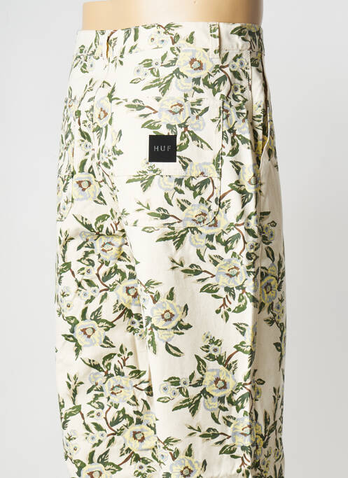 Pantalon drept alb HUF bărbat