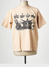Tricou bej OBEY homme
