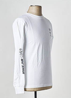 Tricou alb TEALER bărbat