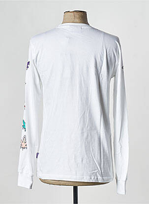 Tricou alb TEALER bărbat