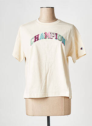 Tricou bej CHAMPION femeie