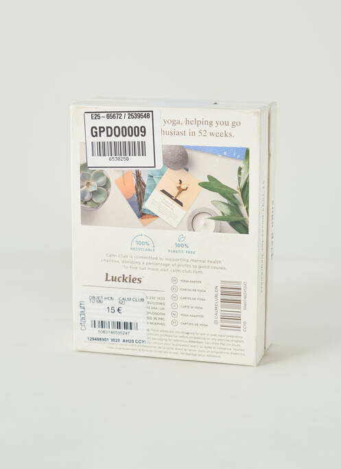 Accesoriu divers alb CALM CLUB bărbat