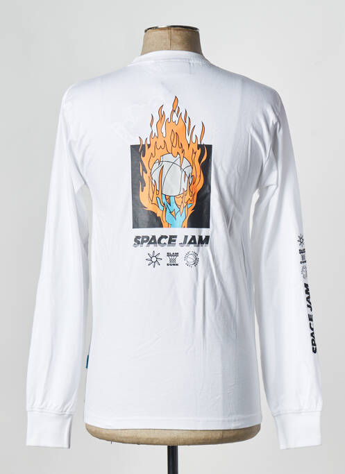 Tricou alb TEALER bărbat