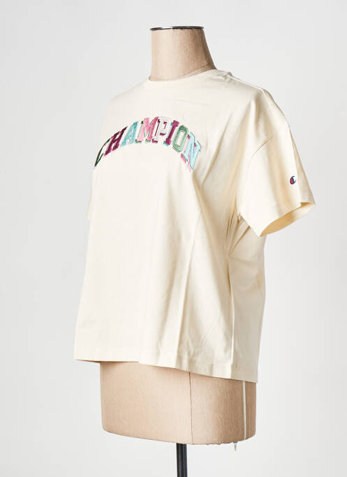 Tricou bej CHAMPION femme