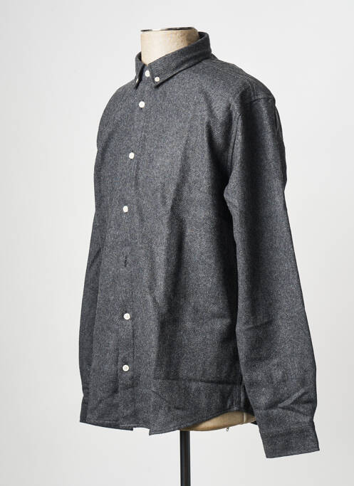 Cămașă cu mâneci lungi negru MINIMUM bărbat