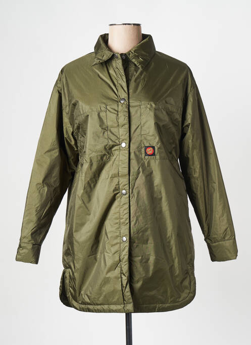 Geacă matlasată verde SANTA CRUZ femeie