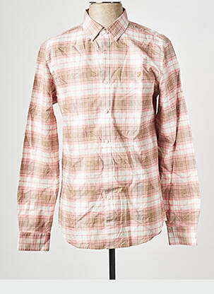 Cămașă cu mâneci lungi roz FARAH bărbat