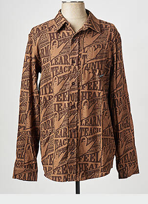 Cămașă cu mâneci lungi maro DAILY PAPER bărbat