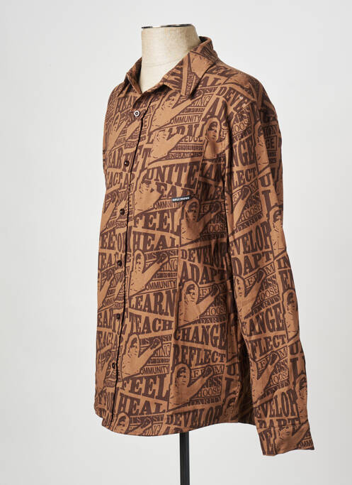 Cămașă cu mâneci lungi maro DAILY PAPER bărbat