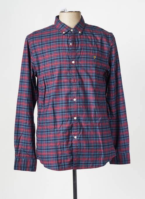 Cămașă cu mâneci lungi violet FARAH bărbat