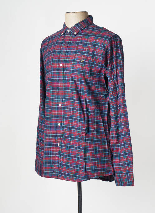 Cămașă cu mâneci lungi violet FARAH bărbat